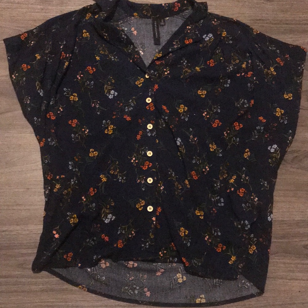 Anthropologie floral blouse | size S